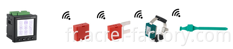 Cable wireless temperature sensor receiver